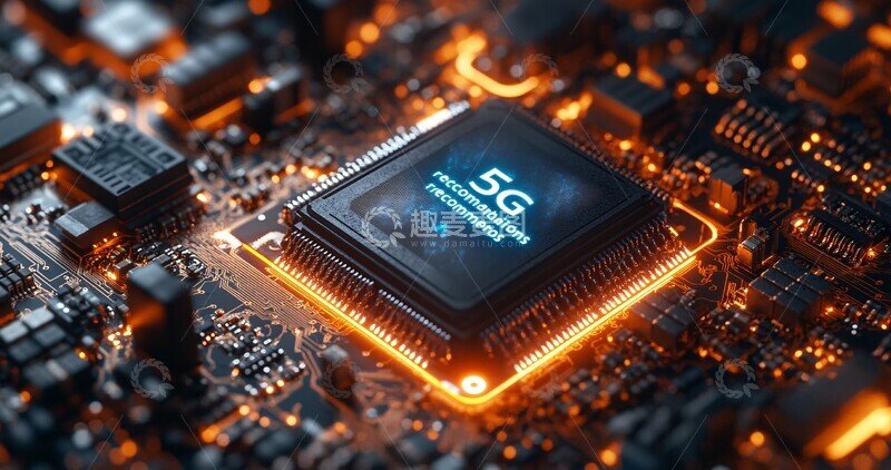 高清大图下载【趣麦麦图】芯片数据流电子芯片数据