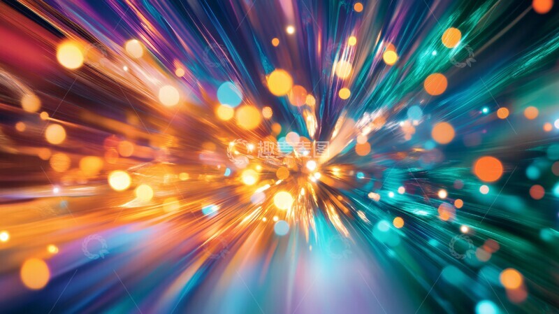 电子细节绿红背景