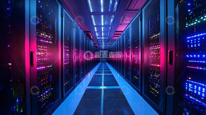 高清大图下载【趣麦麦图】超级计算机处理器