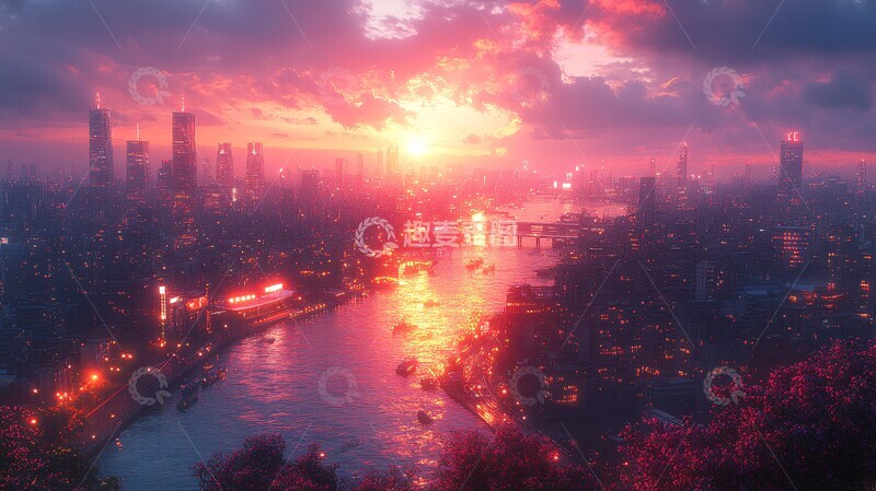 高清大图下载【趣麦麦图】夜城体育场夜城体育场灯光1