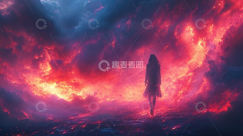 高清大图下载【趣麦麦图】紫色蓝色游戏壁纸1