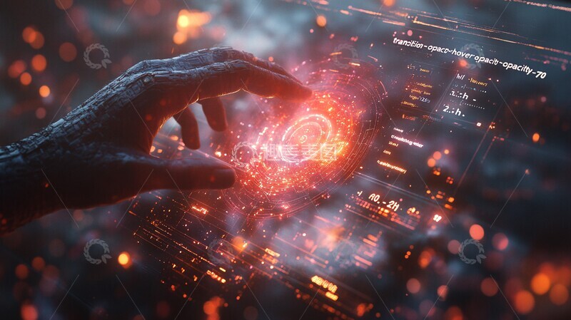 高清大图下载【趣麦麦图】科技信息系统未来1