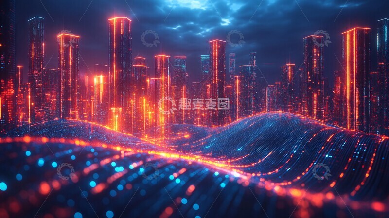 高清大图下载【趣麦麦图】未来科技都市9