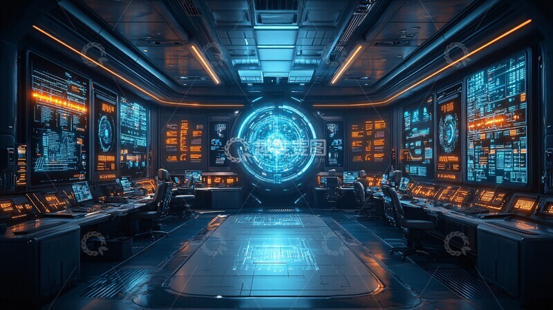 高清大图下载【趣麦麦图】智能城市交通中心1