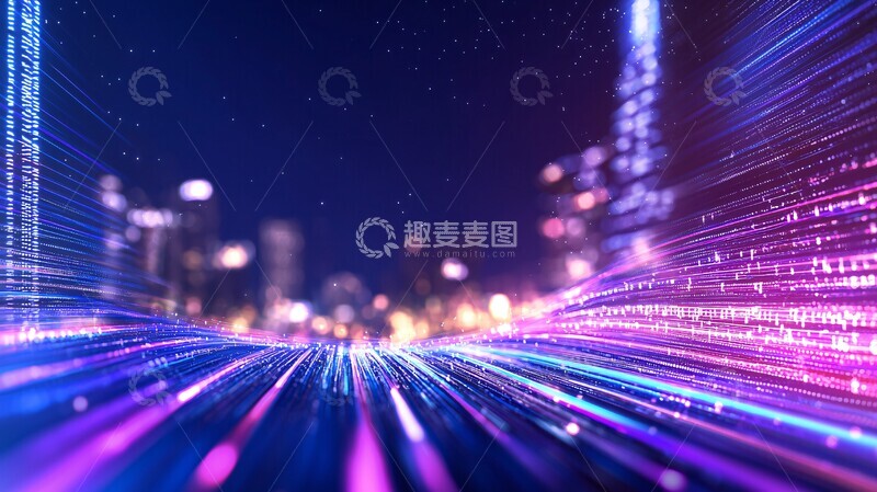 高清大图下载【趣麦麦图】无线网络城市景观1