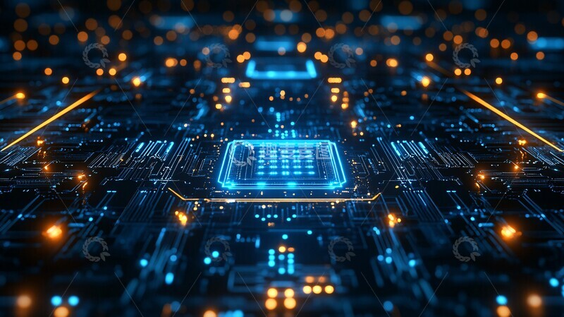 高清大图下载【趣麦麦图】电路板技术处理背景1