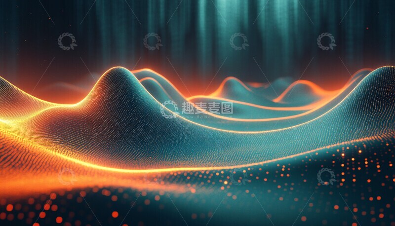 高清大图下载【趣麦麦图】音波穿越都市