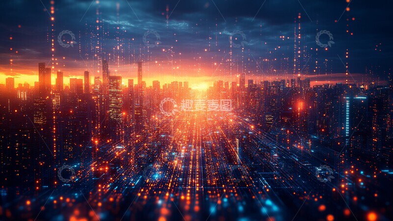 高清大图下载【趣麦麦图】城市数据可视化2