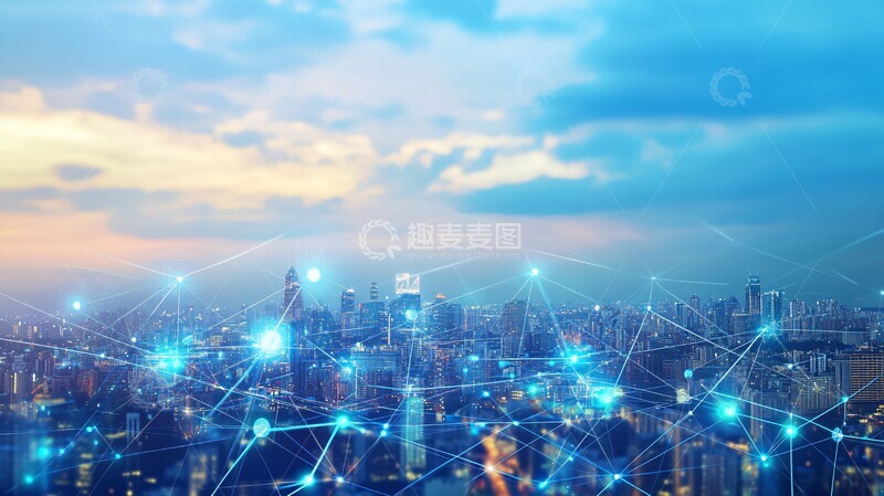 高清大图下载【趣麦麦图】智能互联未来科技2