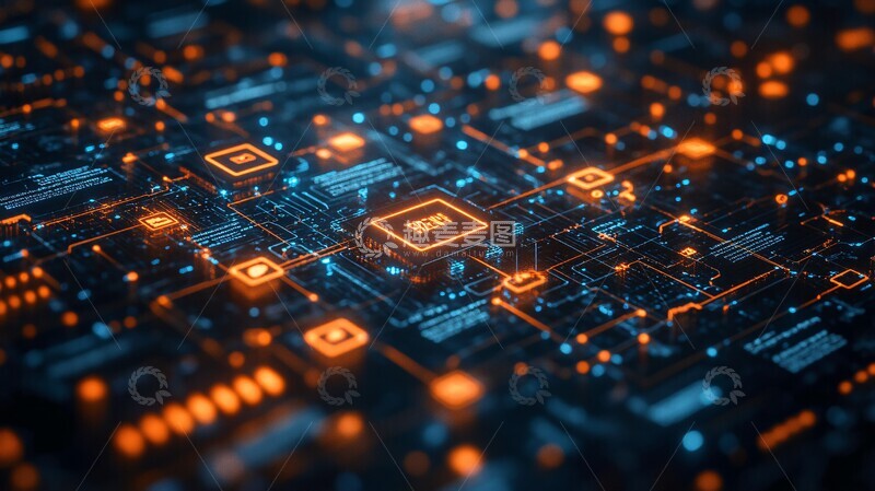 高清大图下载【趣麦麦图】数字资产区块链环境1