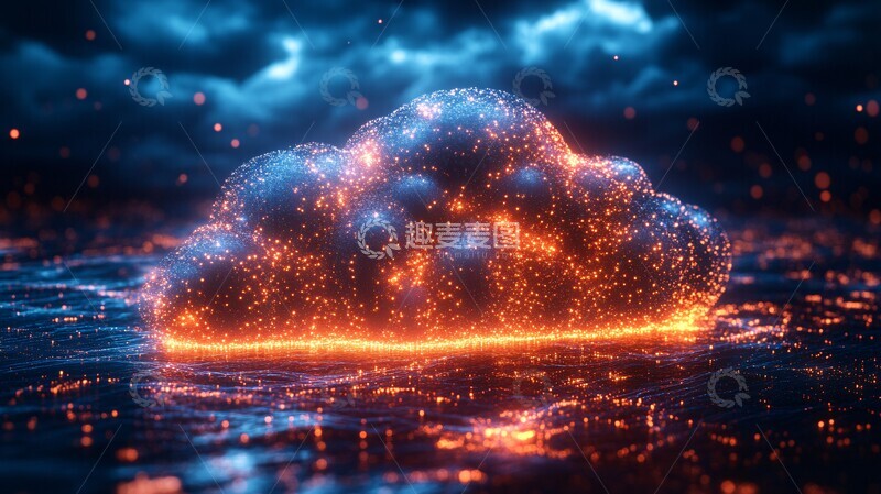 高清大图下载【趣麦麦图】数据安全风暴防线2