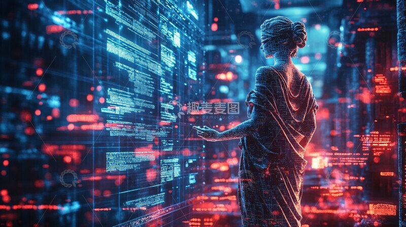 高清大图下载【趣麦麦图】未来法律科技邀请券