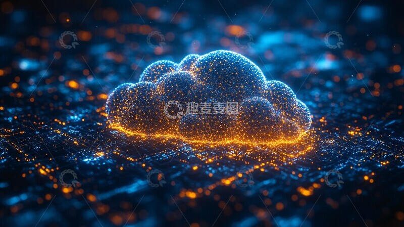 高清大图下载【趣麦麦图】数据安全风暴防线