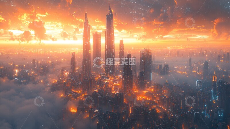 高清大图下载【趣麦麦图】未来科技景观