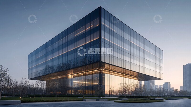 高清大图下载【趣麦麦图】像素构成的总部1