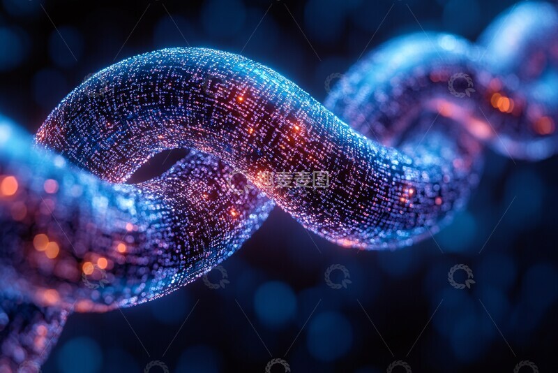 高清大图下载【趣麦麦图】区块链数字网络5