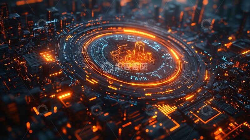 高清大图下载【趣麦麦图】圆形监控面板2