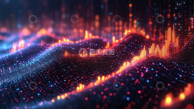 高清大图下载【趣麦麦图】指数数据波动图