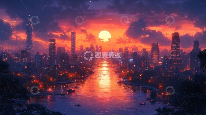 高清大图下载【趣麦麦图】展会徽章未来像素艺术