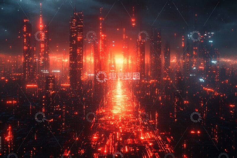 高清大图下载【趣麦麦图】科技能源未来1