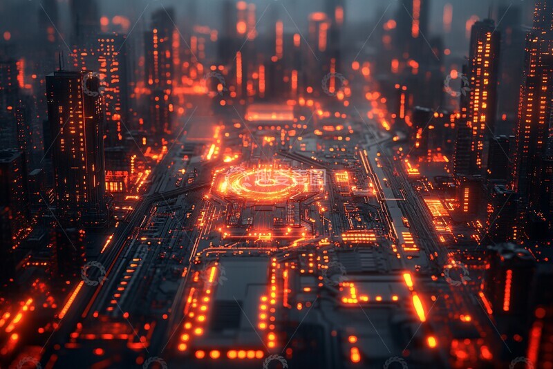 高清大图下载【趣麦麦图】科技能源未来2