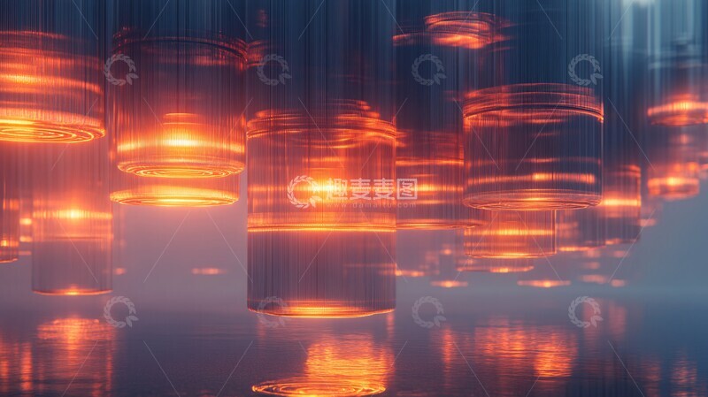 高清大图下载【趣麦麦图】数据节点网络拓扑2