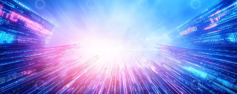 高清大图下载【趣麦麦图】霓虹城市夜晚1