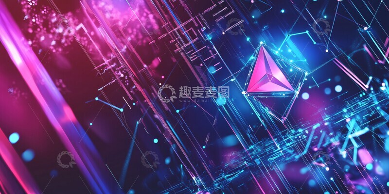高清大图下载【趣麦麦图】区块链数字网络6