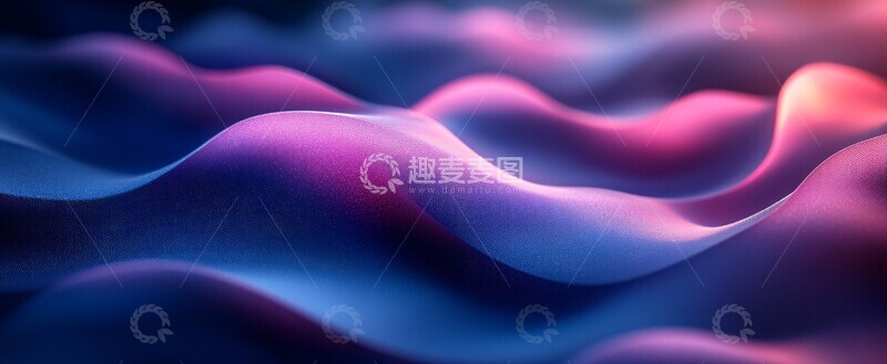 高清大图下载【趣麦麦图】-蓝紫光影都市1