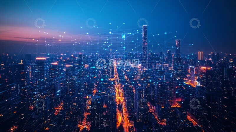 高清大图下载【趣麦麦图】互联智能设备网络