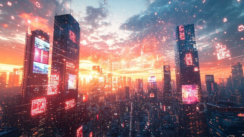 高清大图下载【趣麦麦图】玻璃钢结构城市1