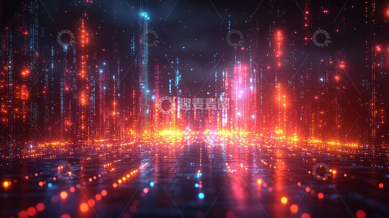 高清大图下载【趣麦麦图】城市网络节点图