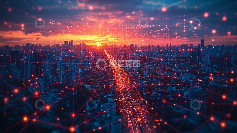 高清大图下载【趣麦麦图】互联社会人群网络