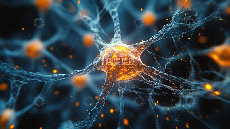 高清大图下载【趣麦麦图】数字节点网络图