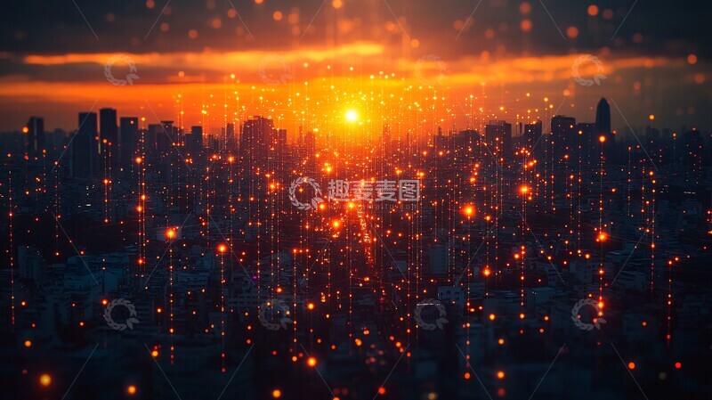 高清大图下载【趣麦麦图】互联社会人群网络1