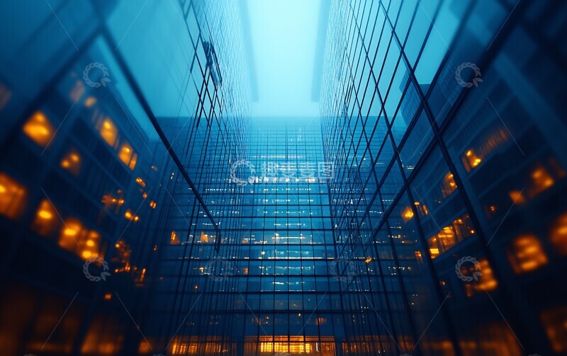 高清大图下载【趣麦麦图】数字连接商业区2