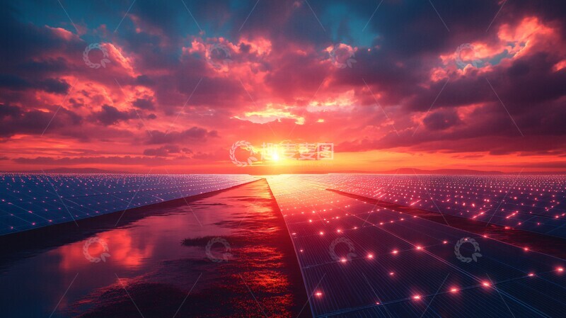 高清大图下载【趣麦麦图】太阳能行业未来科技1
