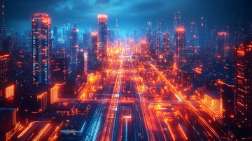 霓虹街道城市网格2