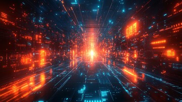 霓虹街道城市网格