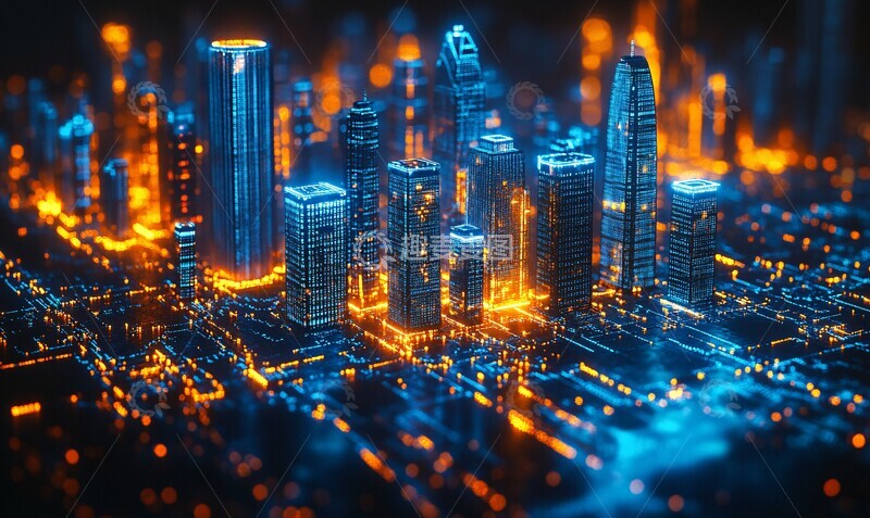 高清大图下载【趣麦麦图】未来城市科技9