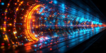 管道风力发电机日落1