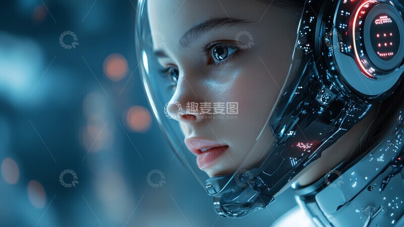 高清大图下载【趣麦麦图】电信服务语音助手1