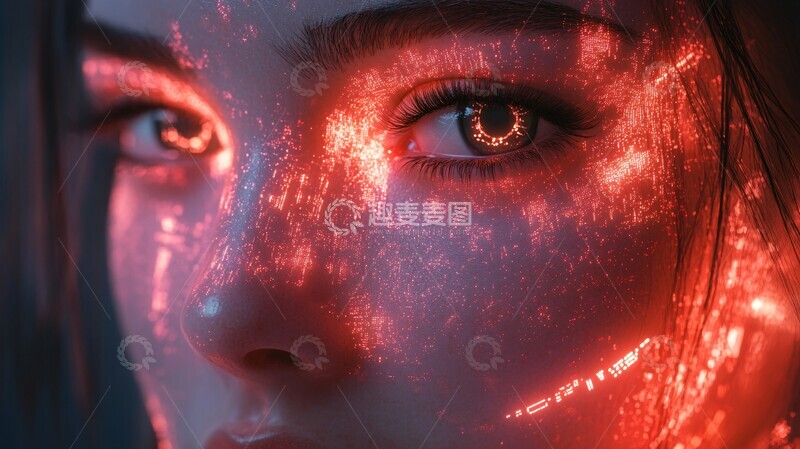高清大图下载【趣麦麦图】人工智能未来之光