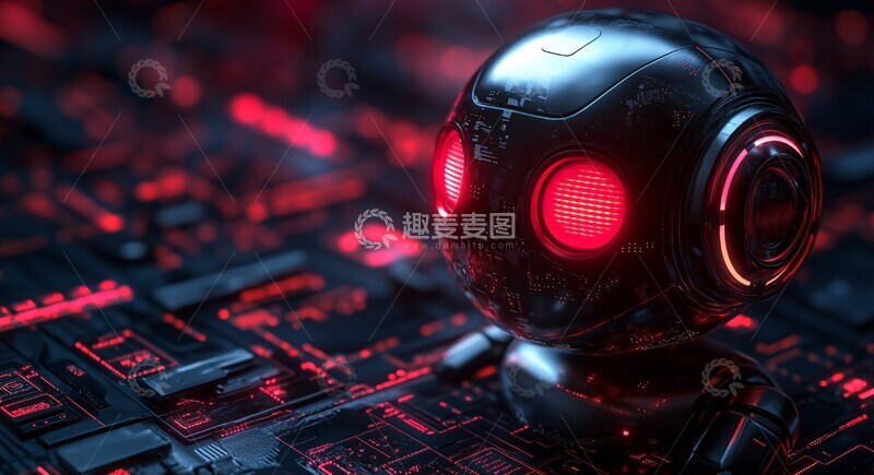 高清大图下载【趣麦麦图】语音机器人安全性1