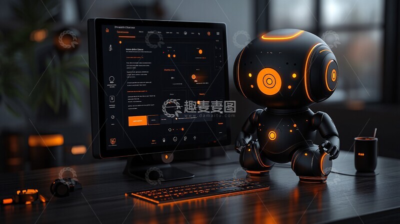 高清大图下载【趣麦麦图】人工智能客服流程2