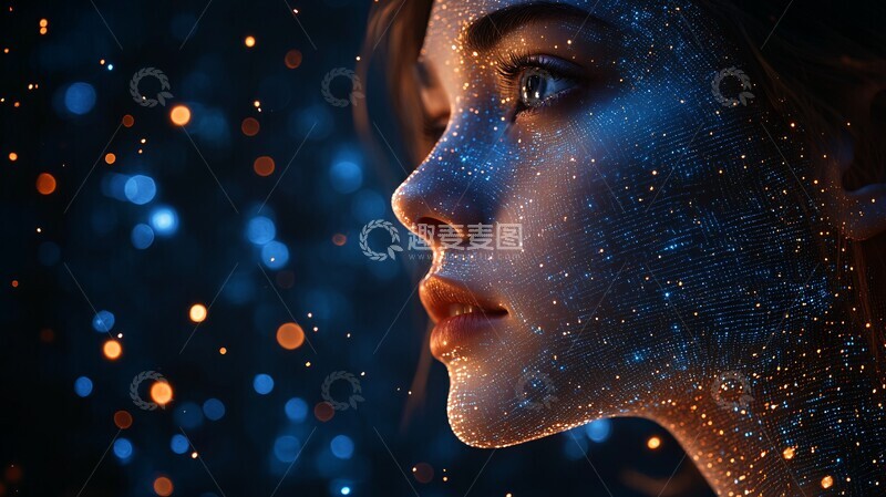 高清大图下载【趣麦麦图】人工智能技术背景5