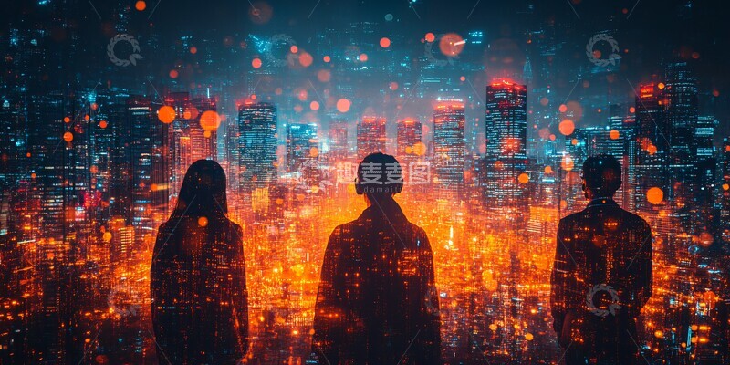 高清大图下载【趣麦麦图】洛夫数字集团播客