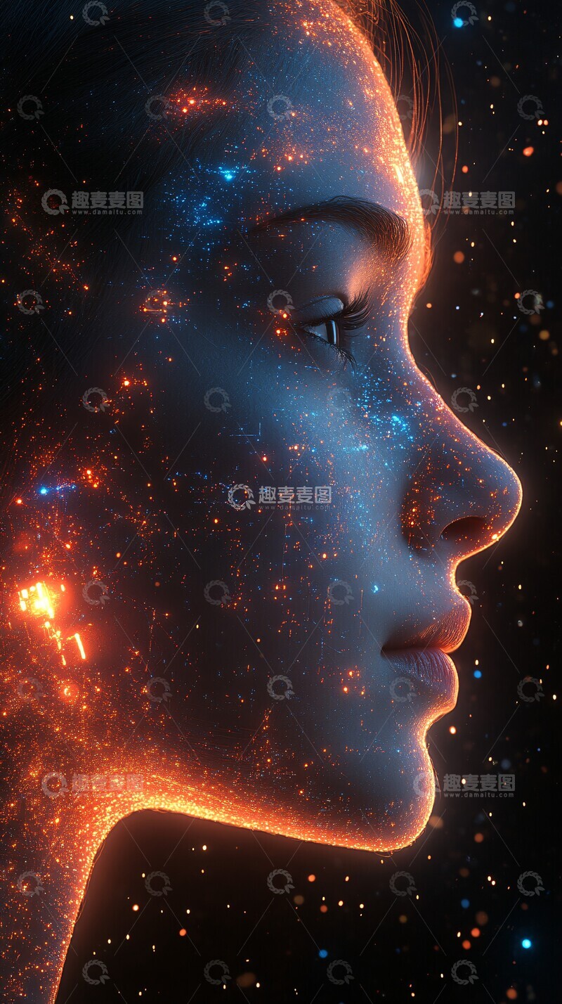 高清大图下载【趣麦麦图】人工智能大数据