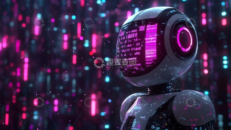 高清大图下载【趣麦麦图】机器人信息图表