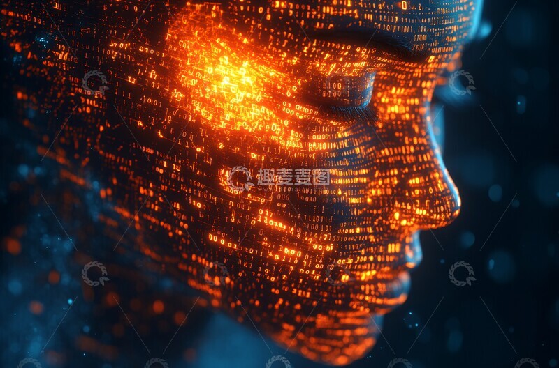高清大图下载【趣麦麦图】数字流中的人工智能1